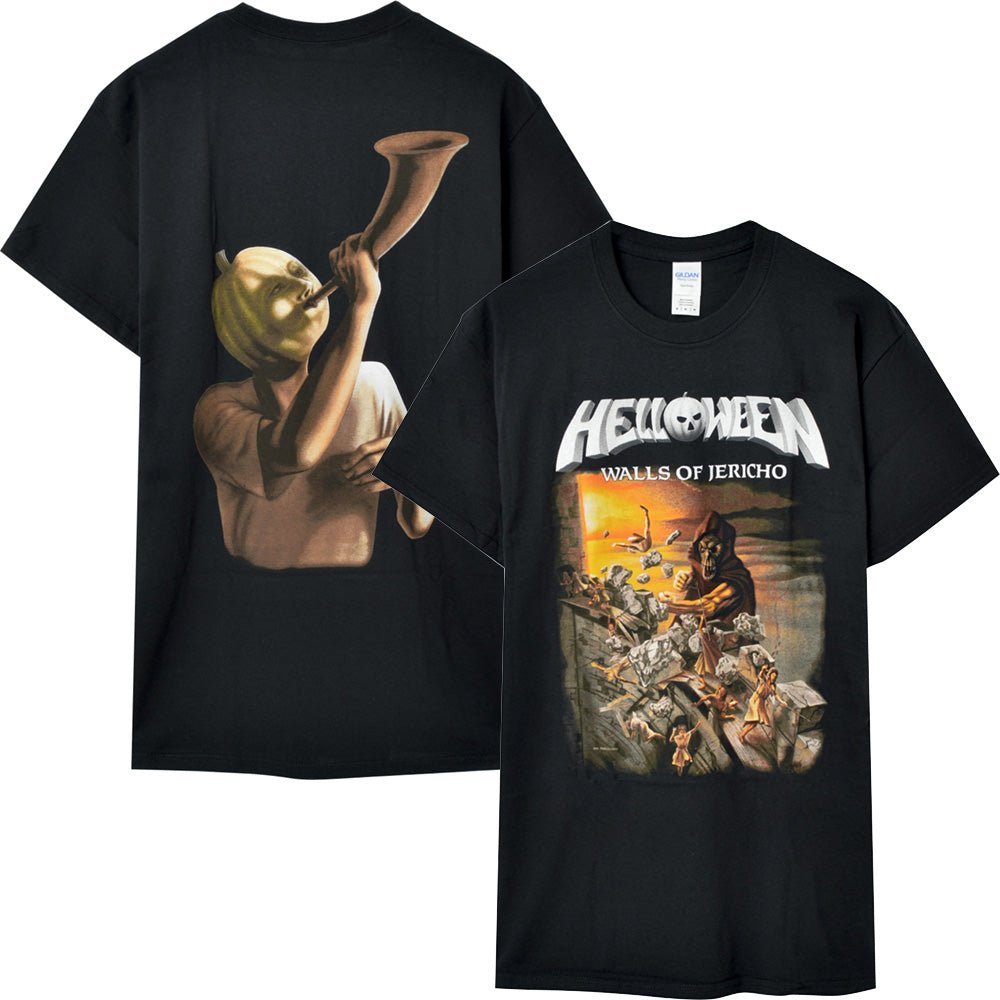 HELLOWEEN ハロウィン (2026年 5月 来日 ) - Walls Of Jericho / バックプリントあり / Tシャツ / メンズ - PGS